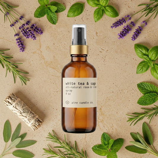 white tea & sage room spray