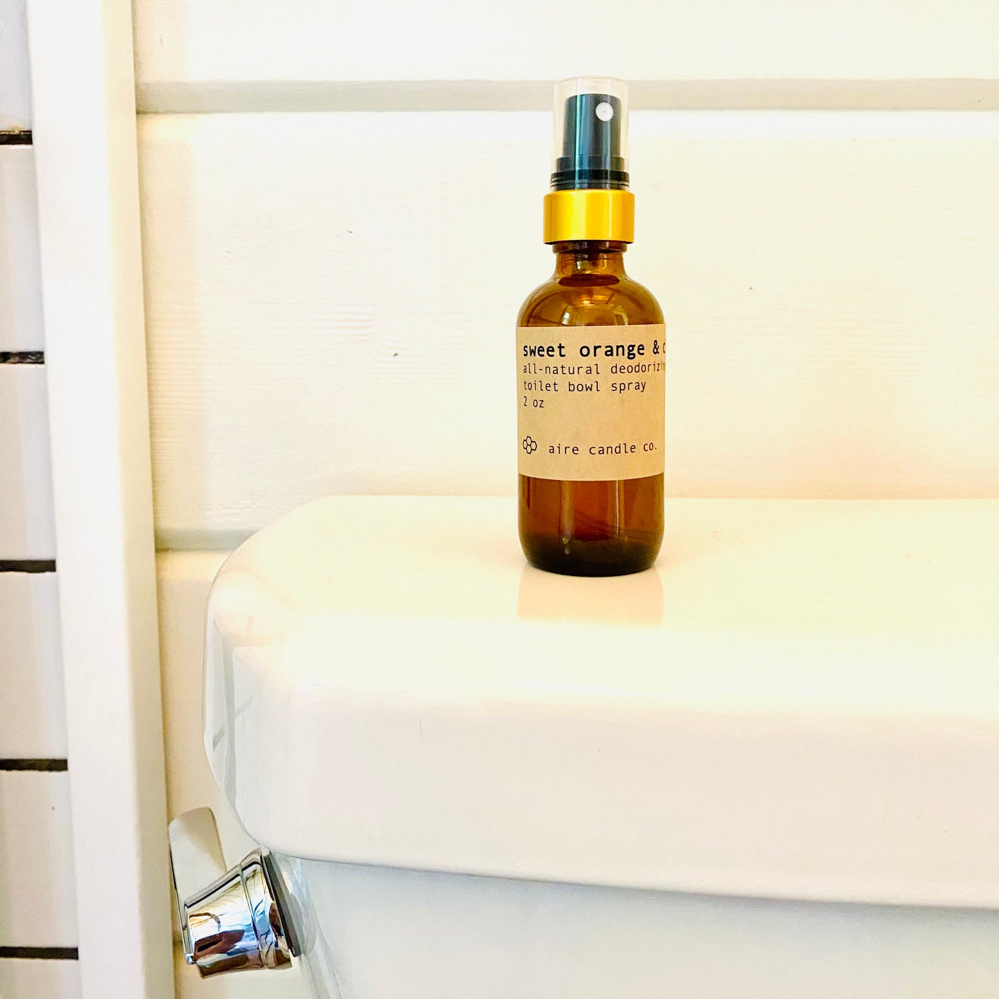 sweet orange & clove toilet bowl spray