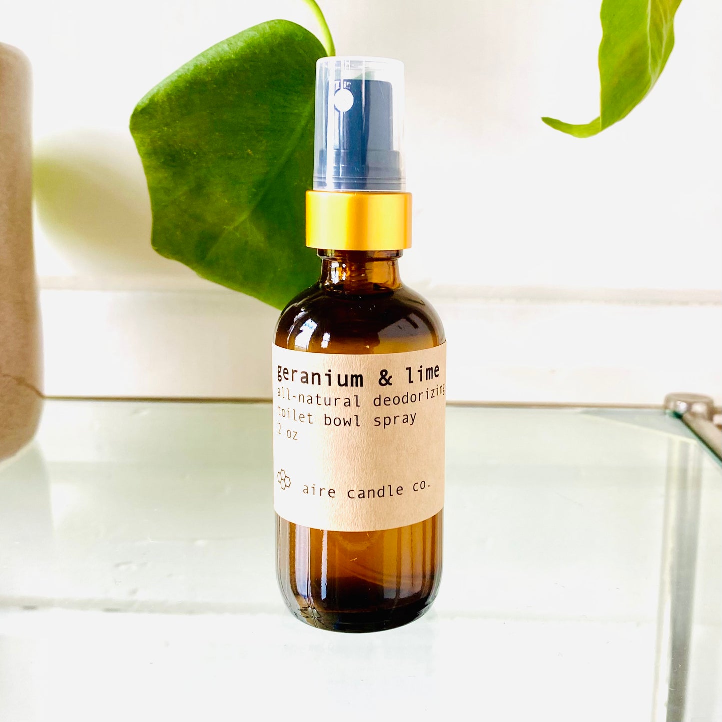 geranium & lime toilet bowl spray