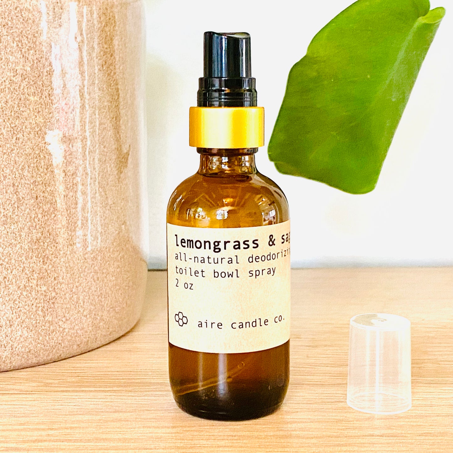 lemongrass & sage toilet bowl spray