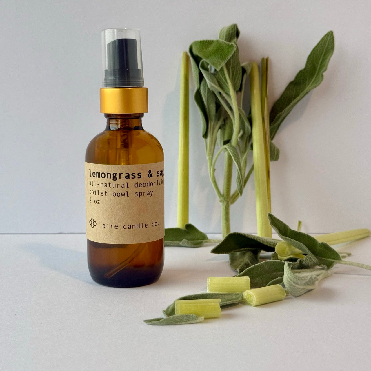 lemongrass & sage toilet bowl spray