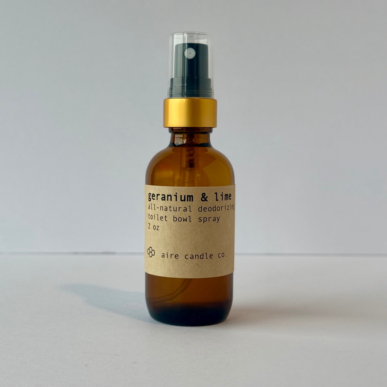 geranium & lime toilet bowl spray