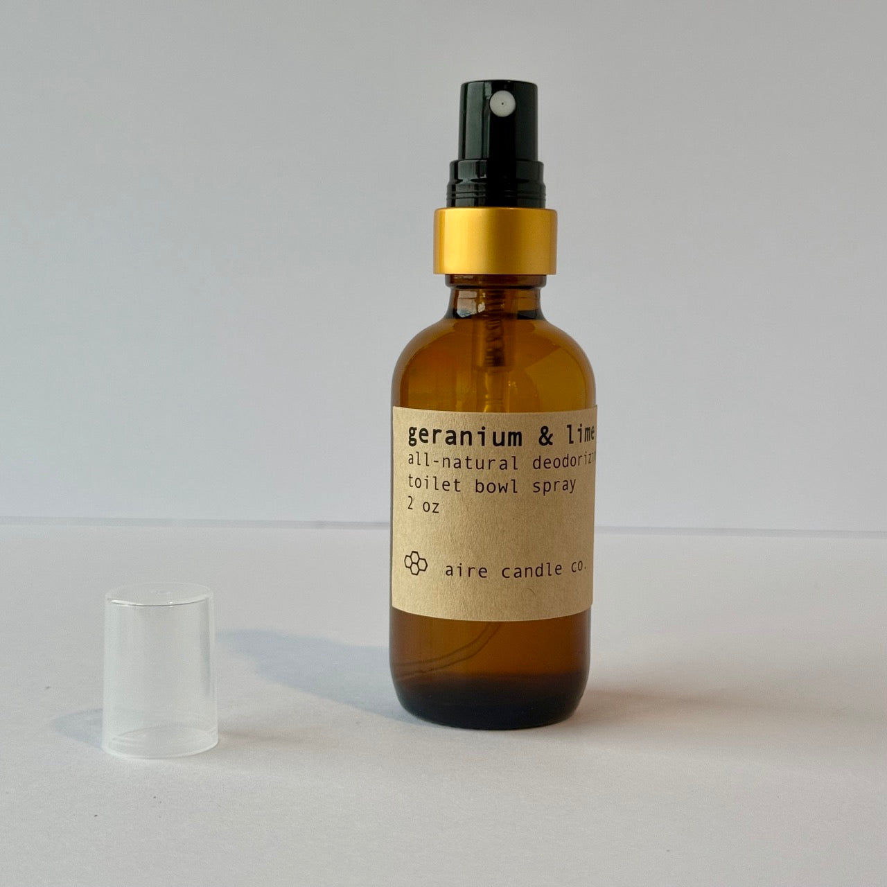 geranium & lime toilet bowl spray