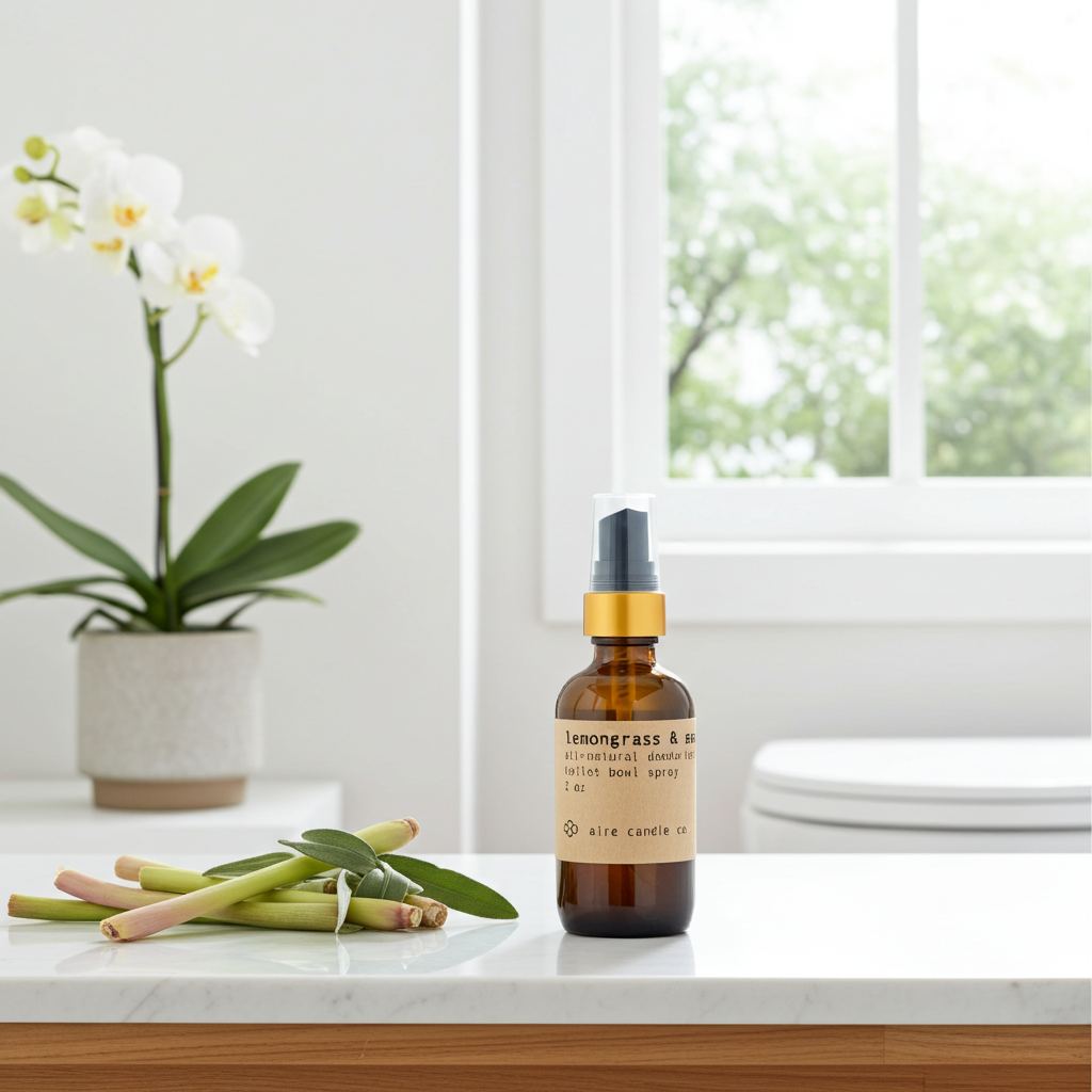 lemongrass & sage toilet bowl spray