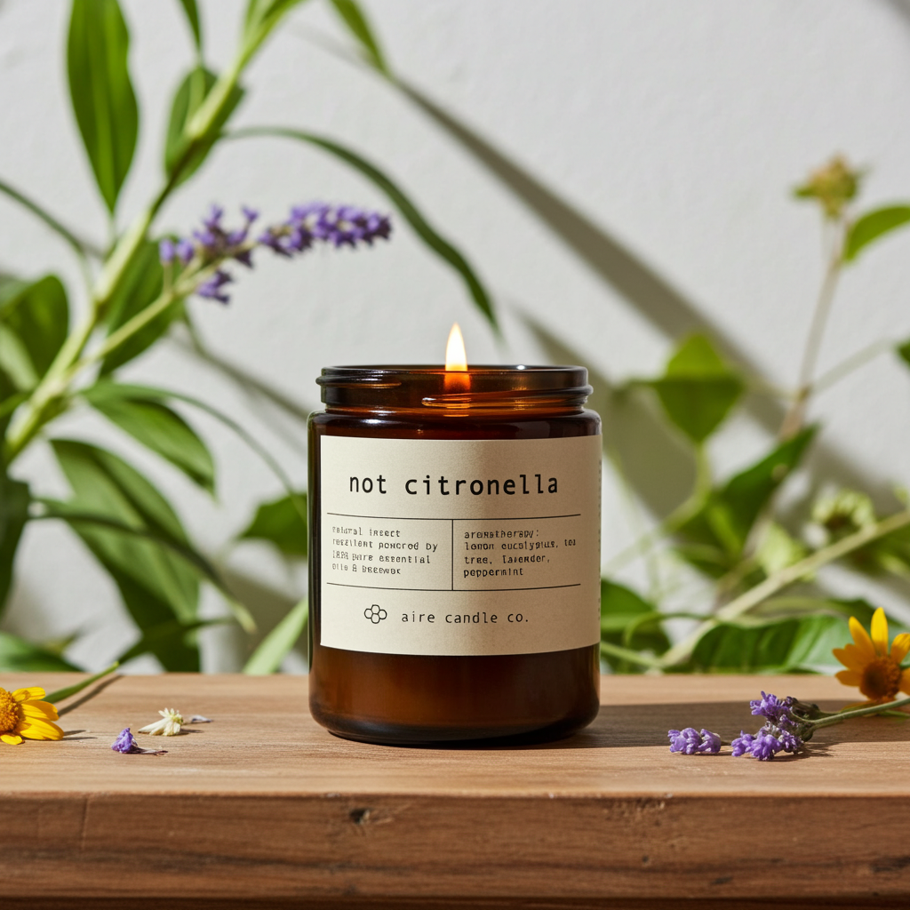 not citronella beeswax candle