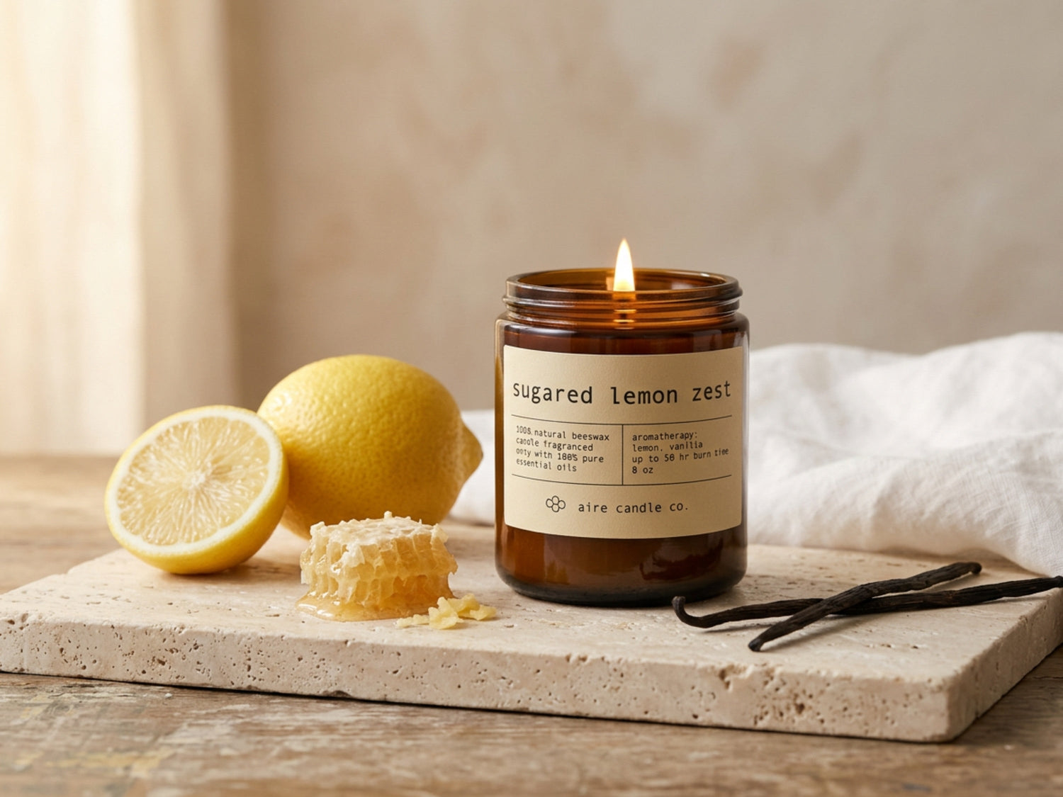 sugared lemon zest