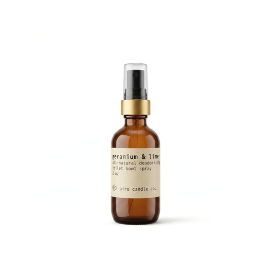 geranium & lime toilet bowl spray
