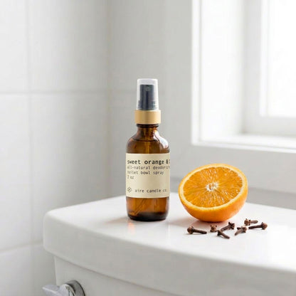 sweet orange & clove toilet bowl spray