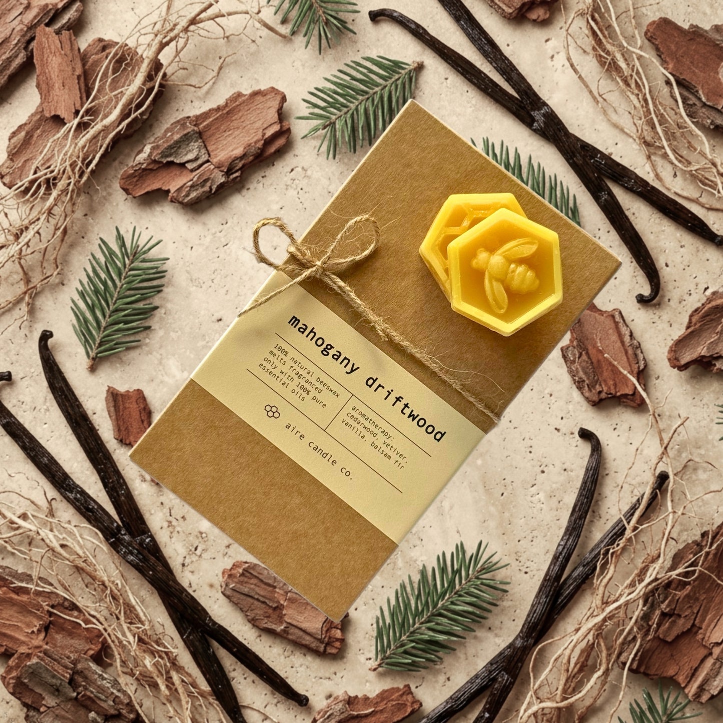 mahogany driftwood wax melts
