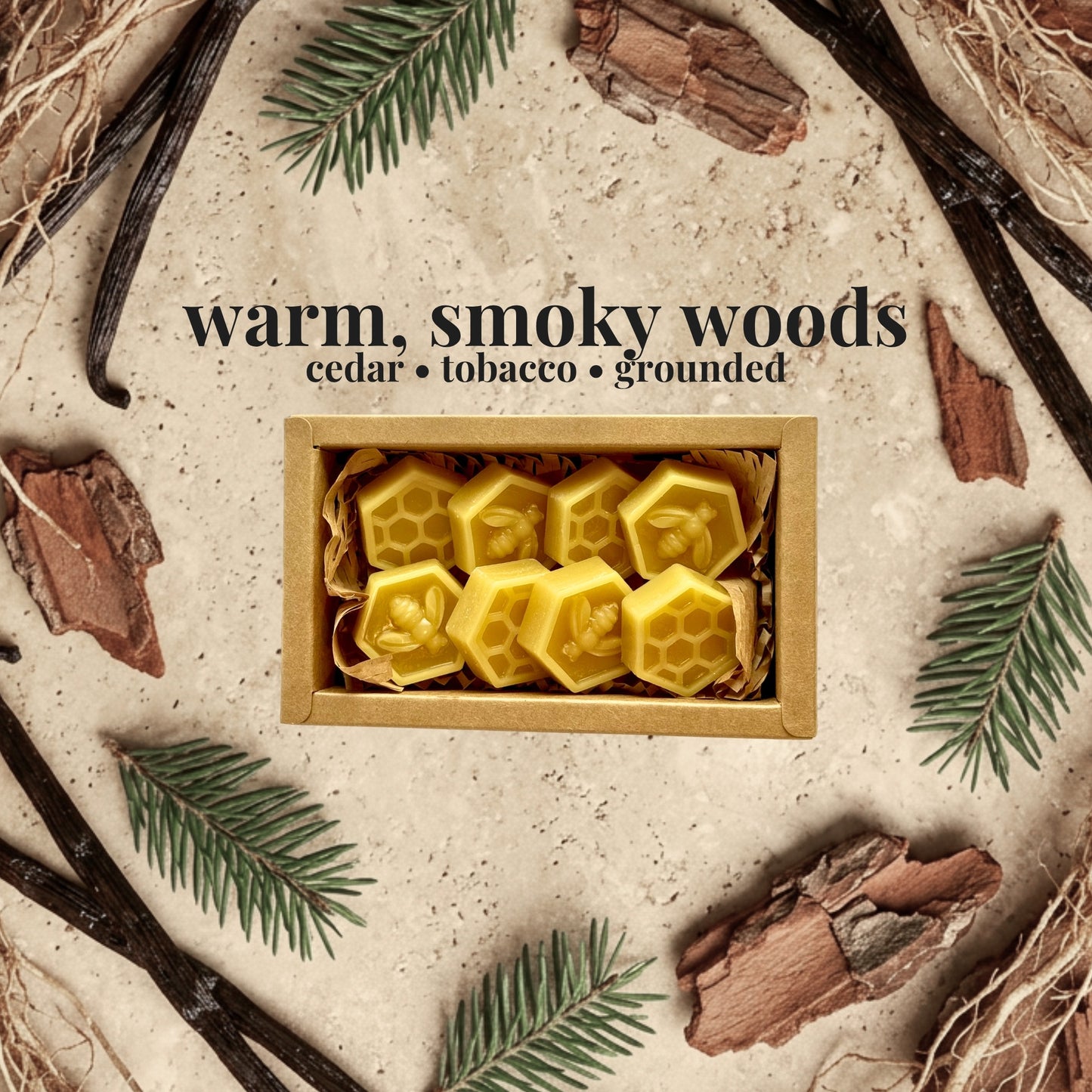 mahogany driftwood wax melts