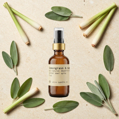 lemongrass & sage toilet bowl spray