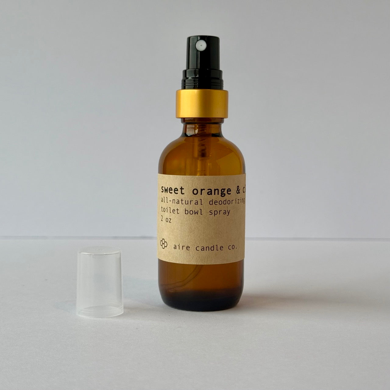 sweet orange & clove toilet bowl spray