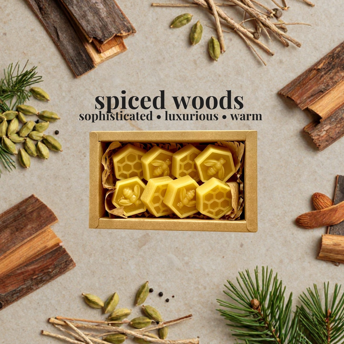 santal & cardamom wax melts