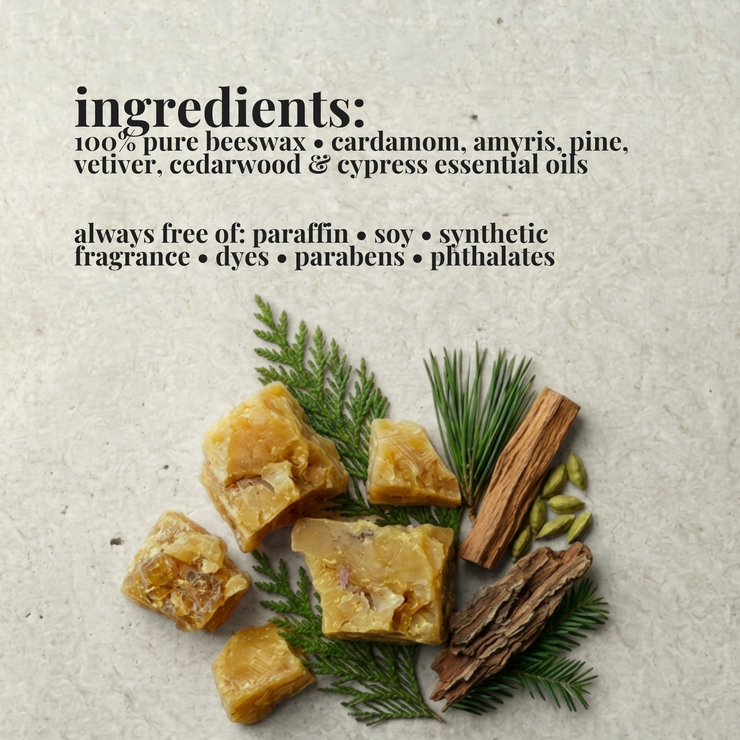 santal & cardamom wax melts