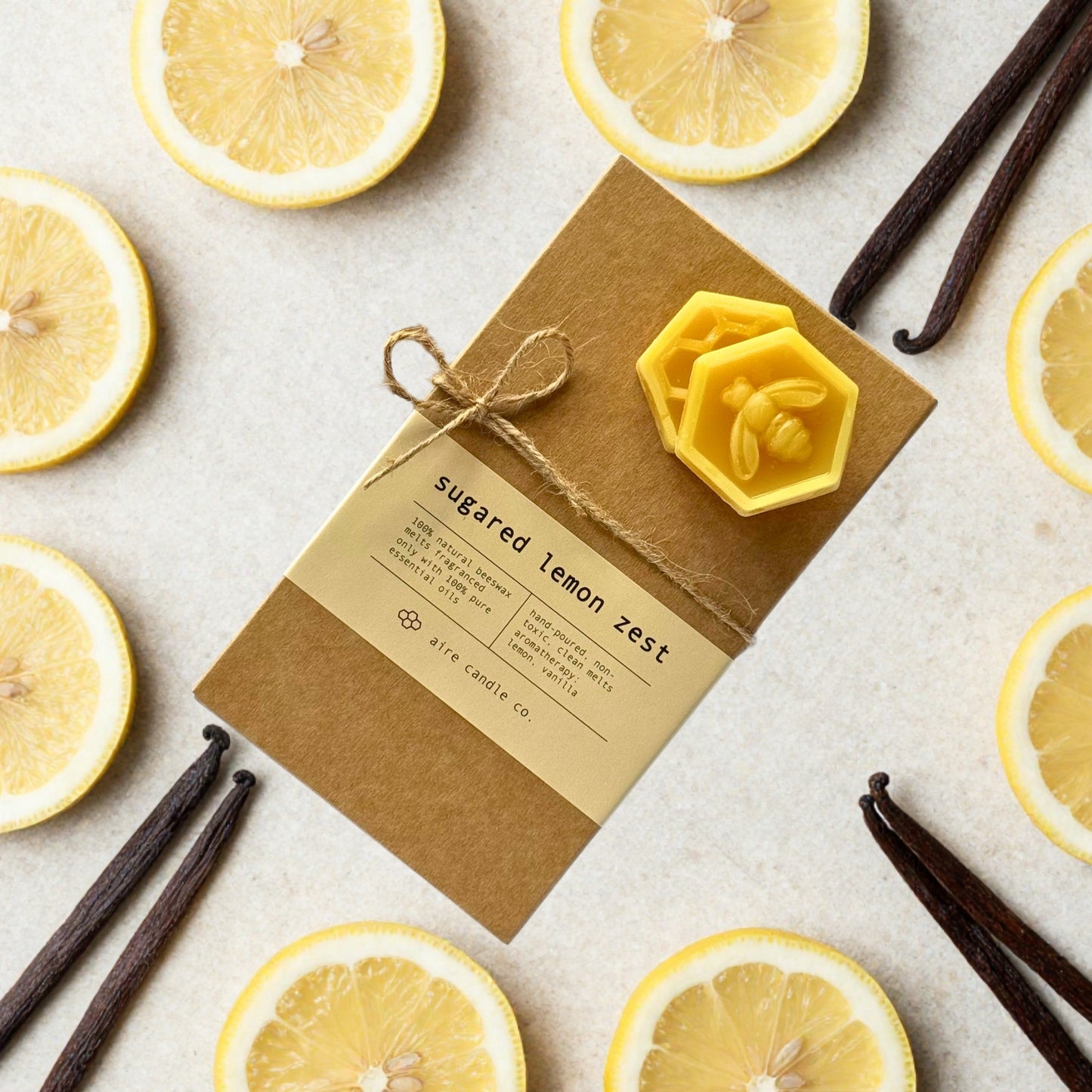sugared lemon zest wax melts