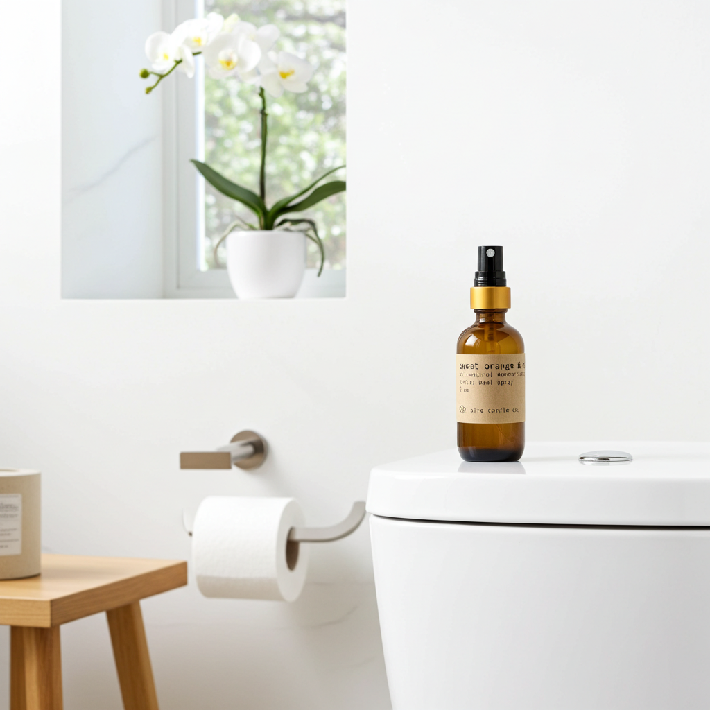 sweet orange & clove toilet bowl spray