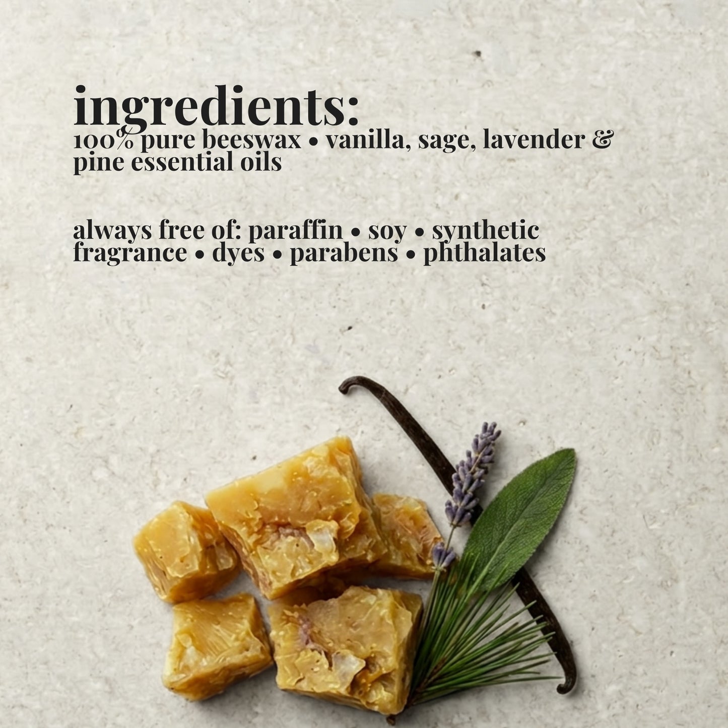 vanilla sage wax melts