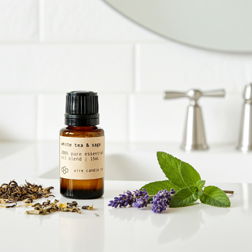 white tea & sage essential oil