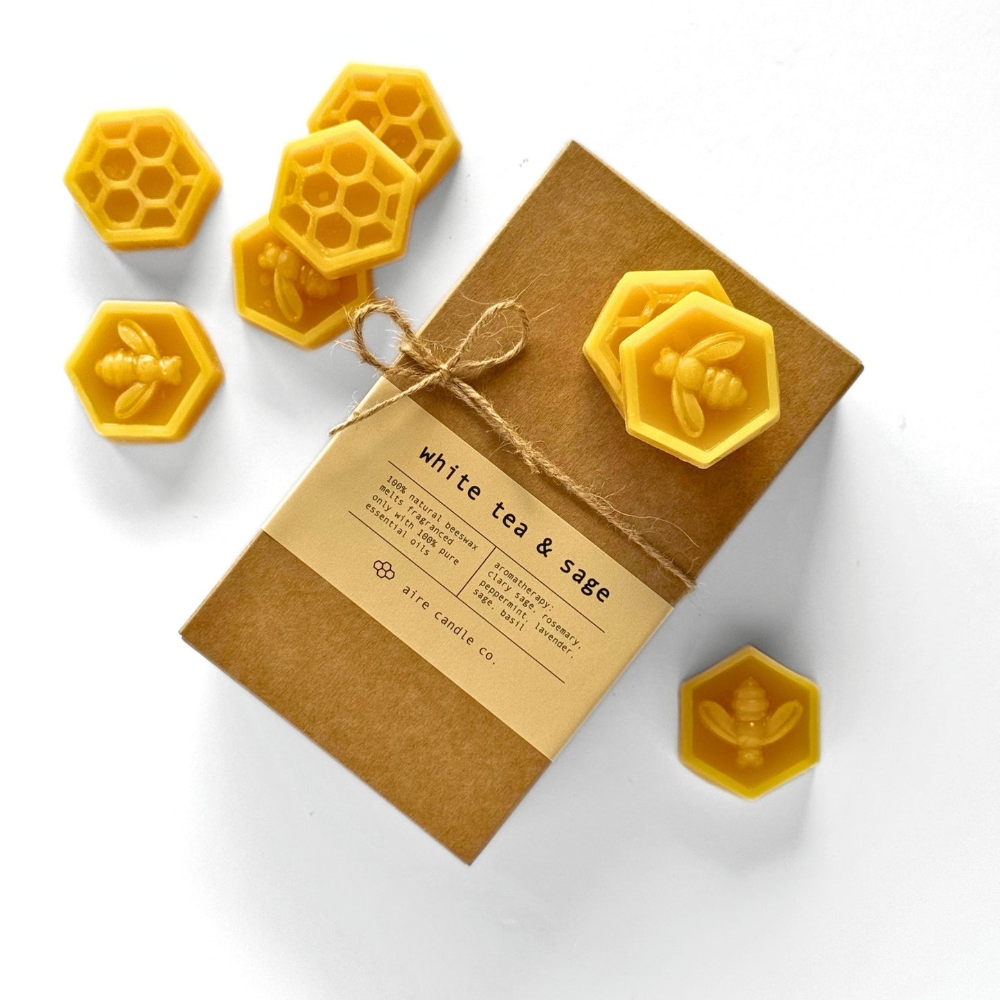white tea & sage wax melts