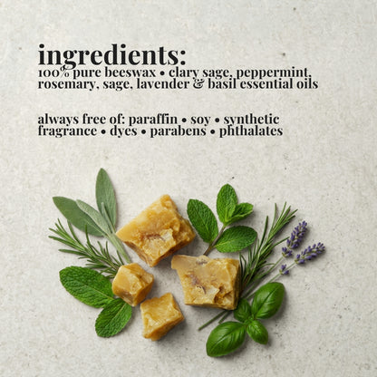 white tea & sage wax melts